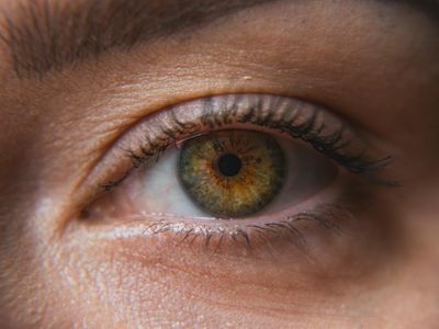 Close up of eye exercises tools and water